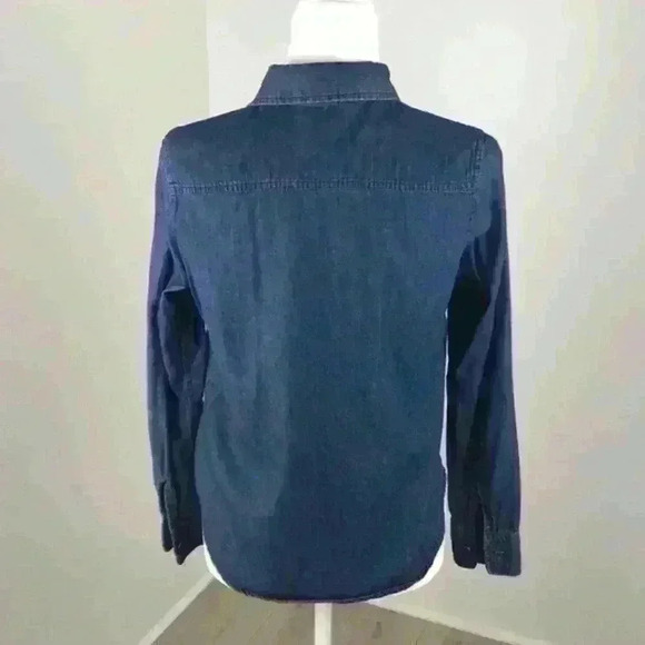 Ali & Kris Blue Button Down Shirt Size M - Picture 2 of 8
